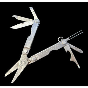 Leatherman Micra Stainless Steel Compact Multi-Tool Keychain Scissors USA